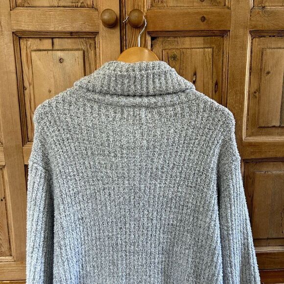 Softies Large / XL Sweater Dress Gray Lounger Pocket Cozy Soft Marshmallow - Picture 9 of 12